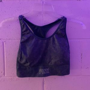 PINK sports bra with padding, size medium.